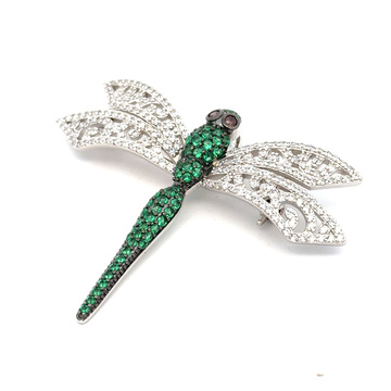 Stříbrná brož / přívěsek VÁŽKA